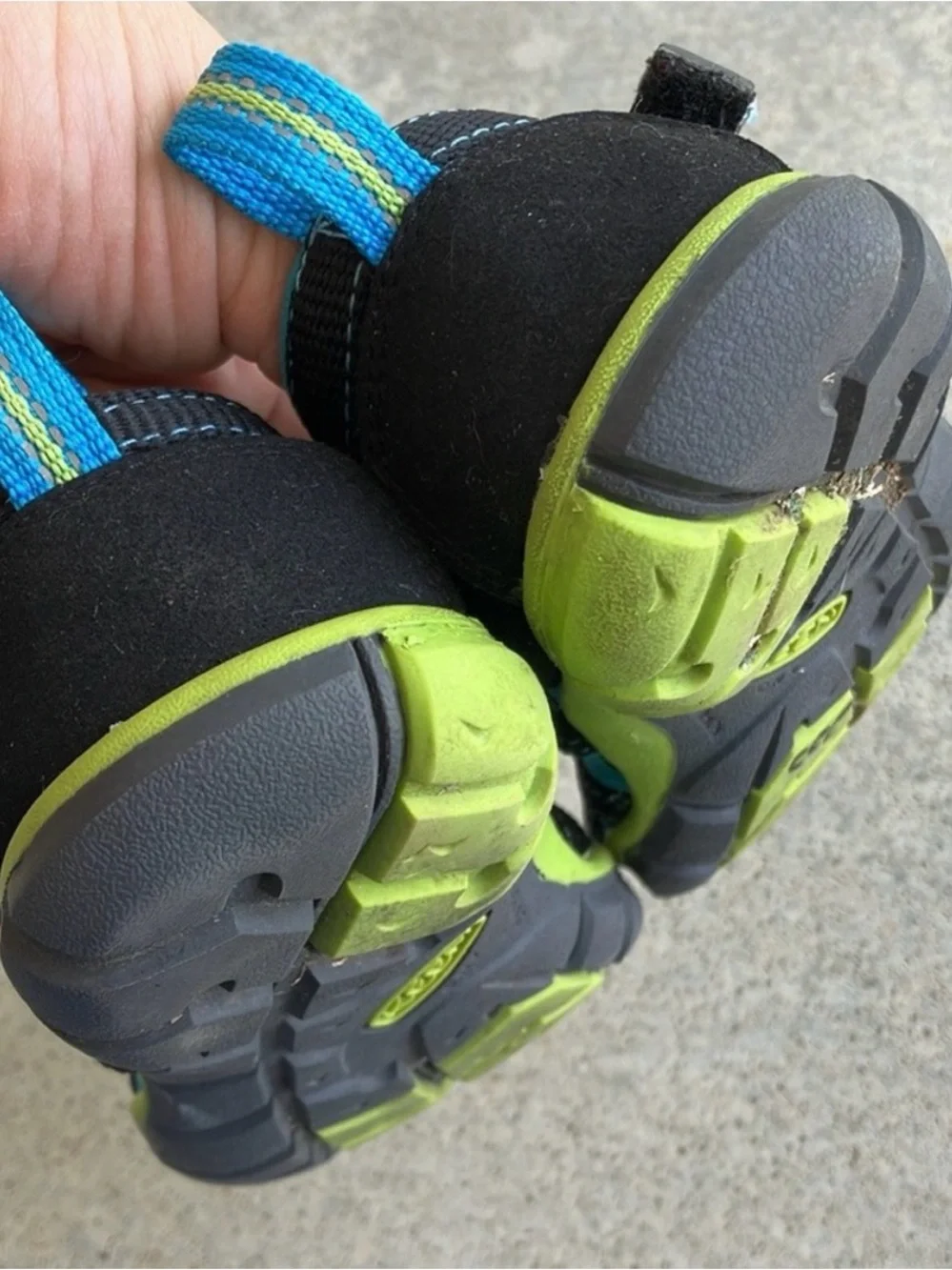 Keen Kids Black, Blue & Lime Active Sandals
